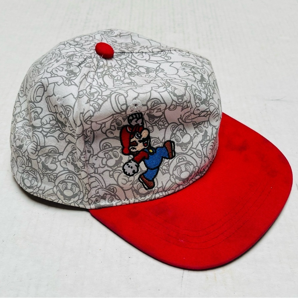Nintendo Super Mario Snapback Adjustable‎ Hat Cap Sporty Outdoor Vacay 2020